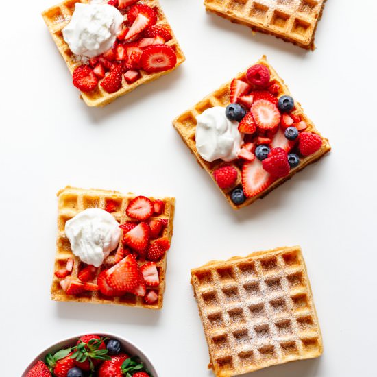 Sweet German Waffles Recipe