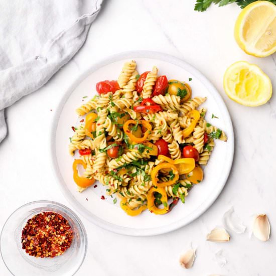 Vegan Pasta Primavera