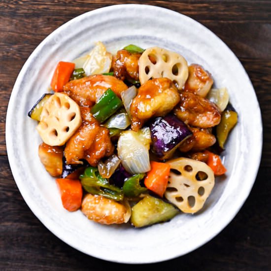 Black Vinegar Sweet & Sour Chicken