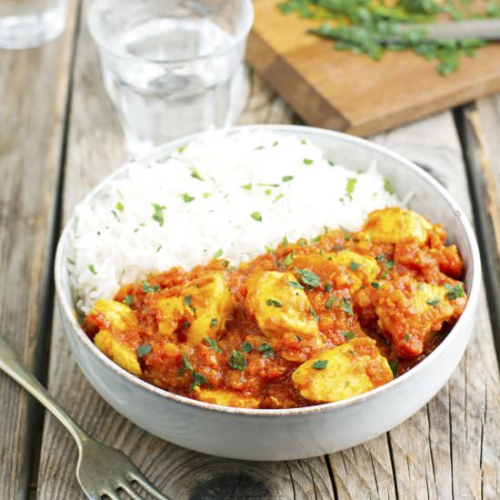 Easy Tomato Chicken Curry