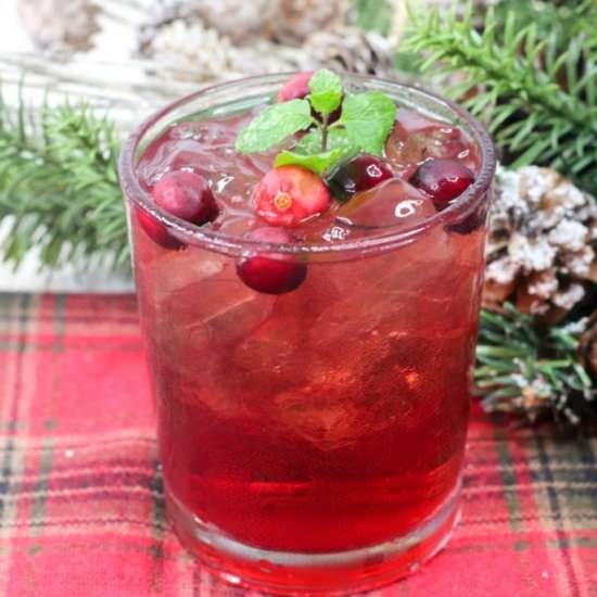 Tequila Cranberry Spritzer