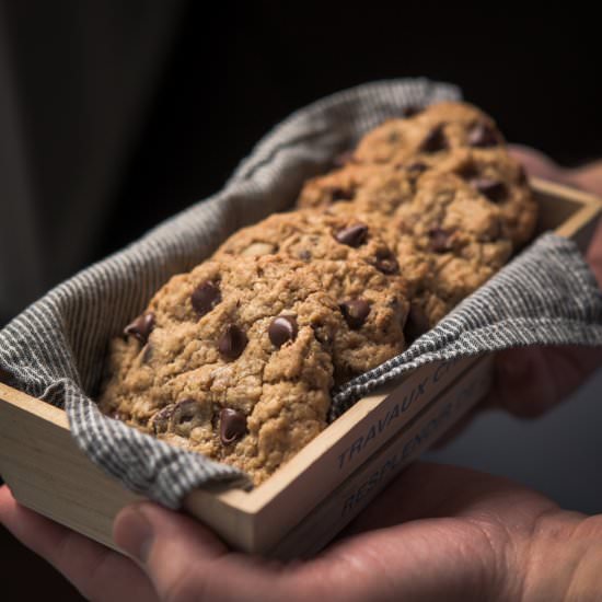 Chocolate Chip Wheat Germ Cookies