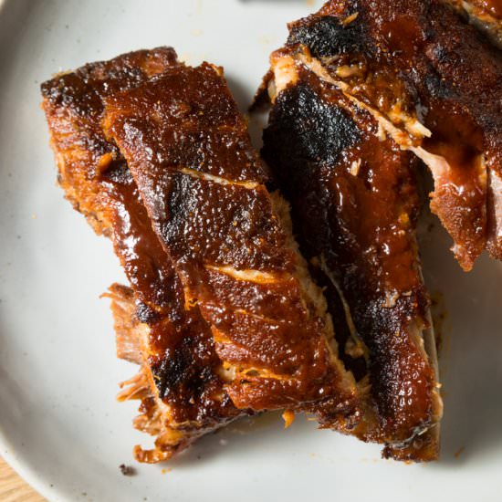 Smoked St Louis-Style Spare Ribs