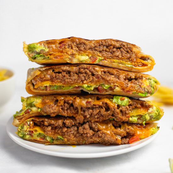 HOMEMADE CRUNCHWRAP SUPREME
