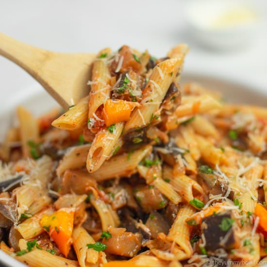 Eggplant pasta