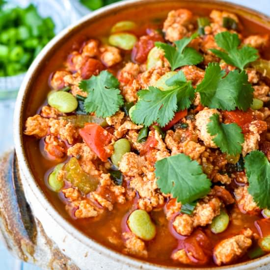 Instant Pot Buffalo Chicken Chili