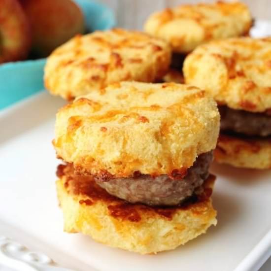 Low Carb Keto Sausage Biscuits