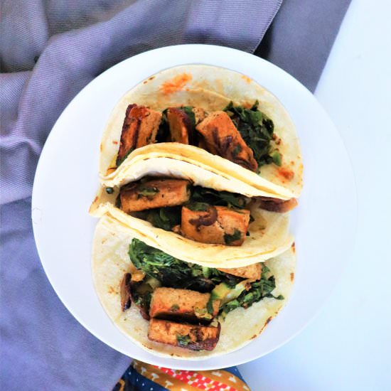 Breakfast Greens and Tofu