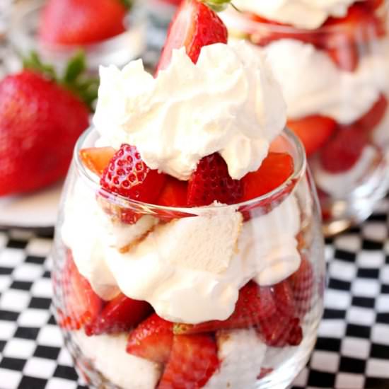 Strawberry and Balsamic Shortcake