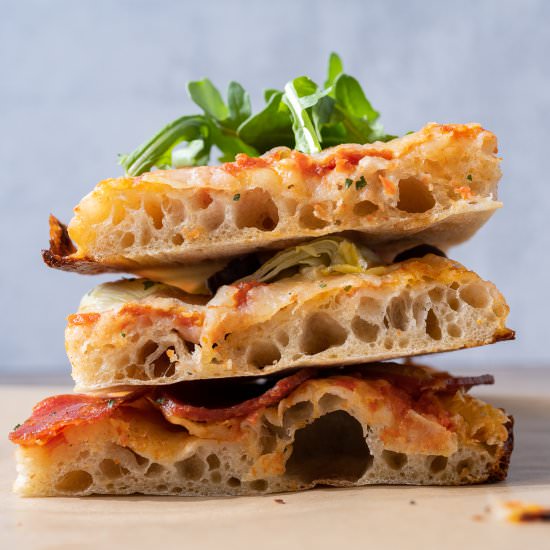 Sourdough Sheet Pan Pizza
