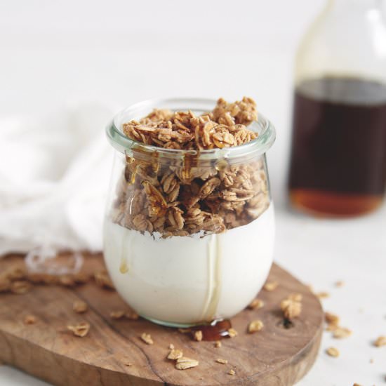 Homemade Maple Granola
