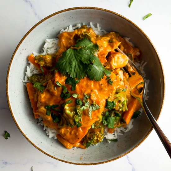 Thai Salmon Coconut Curry