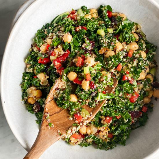 Curried Quinoa Kale Salad