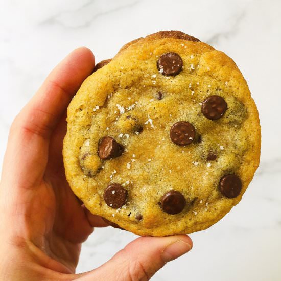 Best Salted Chocolate Chip Cookies