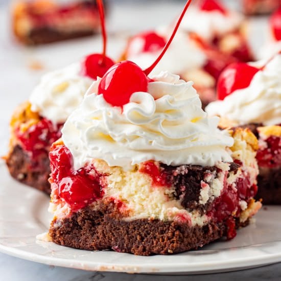 Cherry Cheesecake Brownies
