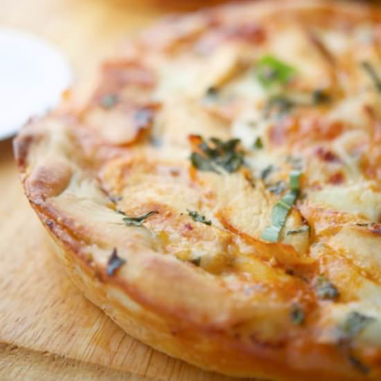 Drunken Deep Dish Pizza