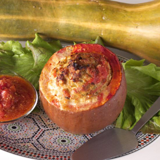 Pumpkin Stuffed with Meat
