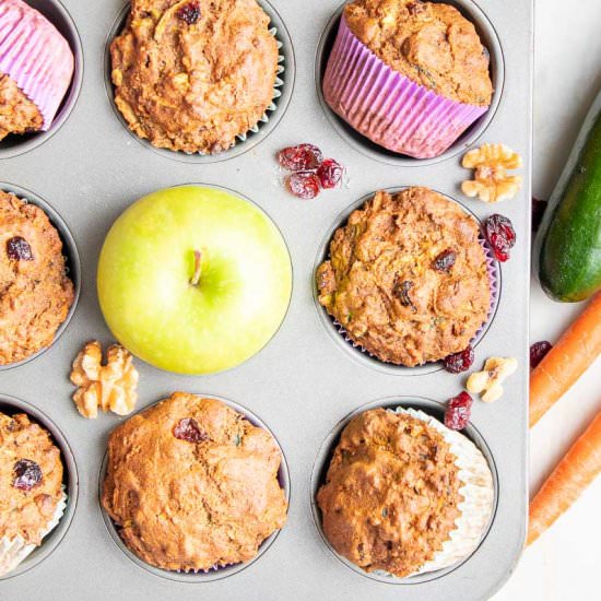 Healthy Morning Glory Muffin Recipe
