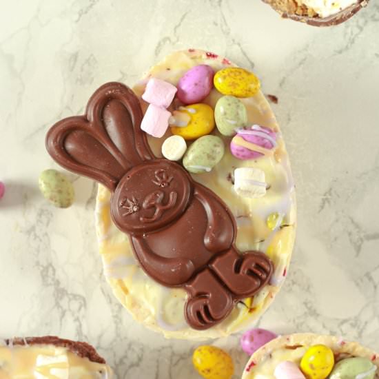 Vegan Easter Egg Cheesecake