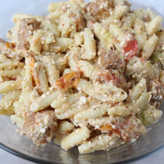 Baked Feta Pasta with Zucchini