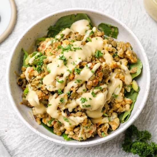 Cauliflower Lentil Salad