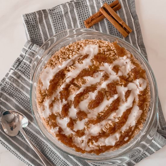Cinnamon Swirl Baked Oats