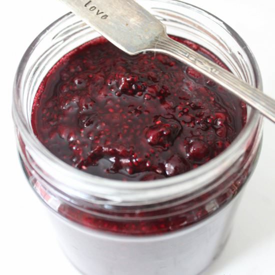 Easy chia jam
