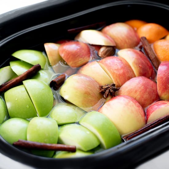 Easy Homemade Crockpot Apple Cider