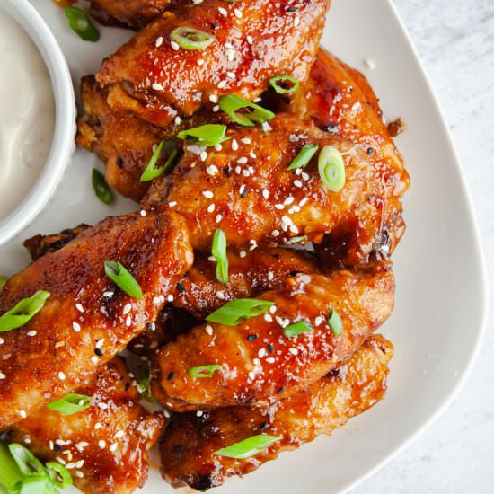 Honey Hoisin Chicken Wings