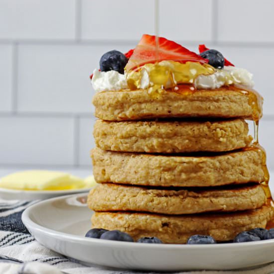 Oat Flour Pancakes
