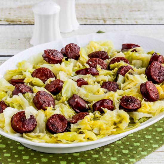 Instant Pot Cabbage and Sausage