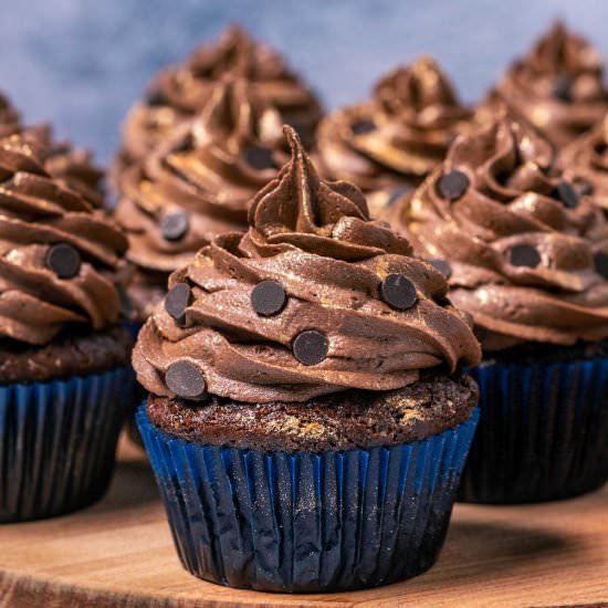 Eggless Chocolate Cupcakes