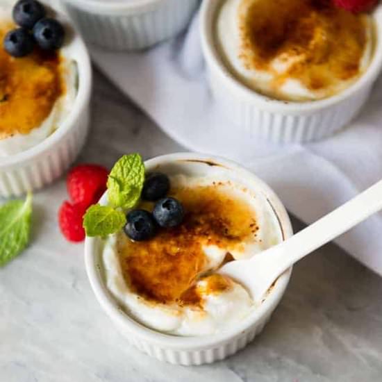 yogurt brulee