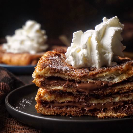 BiscoffBiscuit Nutella French Toast