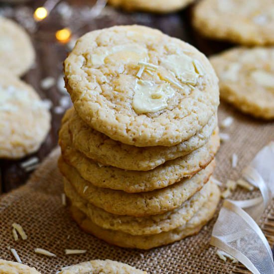 Vegan White Choco-Coconut Cookie