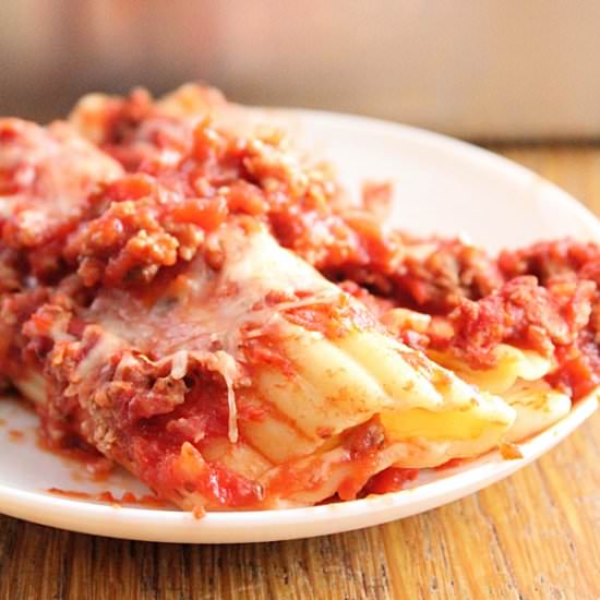 Cheese Manicotti