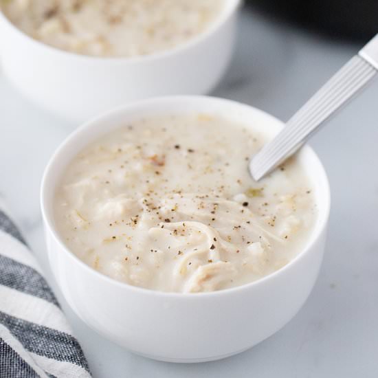 Creamy Chicken & Rice Soup