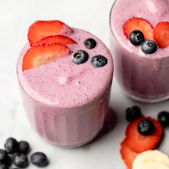 Strawberry Blueberry Smoothie