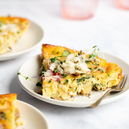 Spinach Mushroom Frittata
