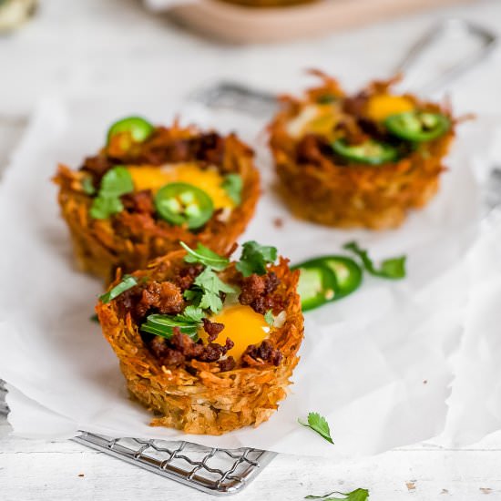Crispy Potato Nests