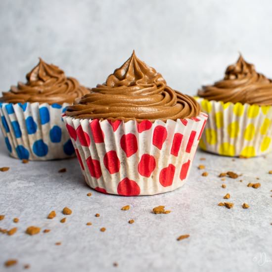 Coffee Cupcakes with Mocha frosting