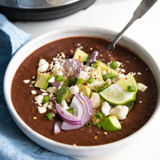 Instant Pot Black Bean Soup