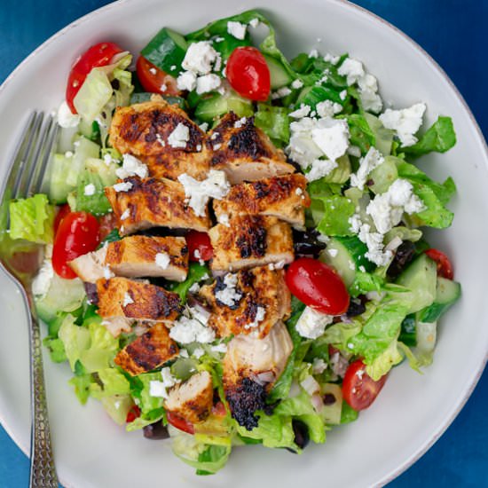 Greek Grilled Chicken Salad