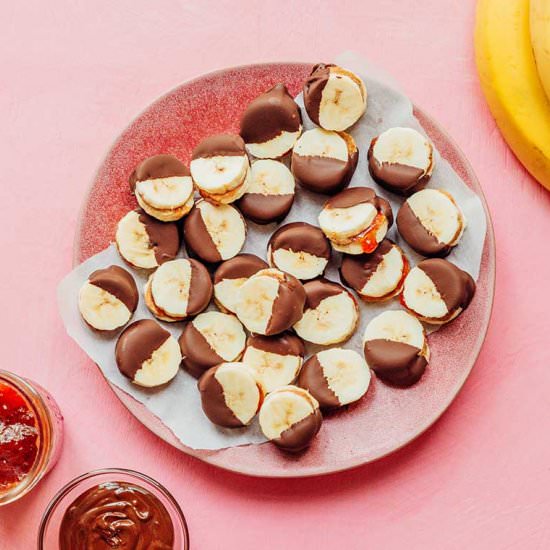 Stuffed Banana Bites