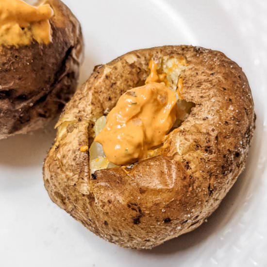 Air fryer baked potatoes