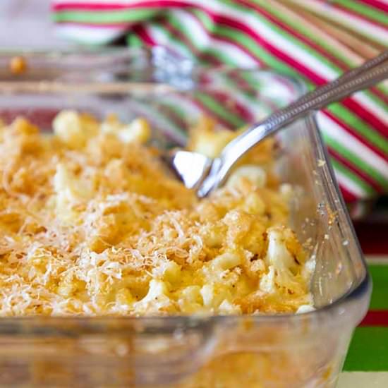 Low-Carb Cauliflower Mac & Cheese