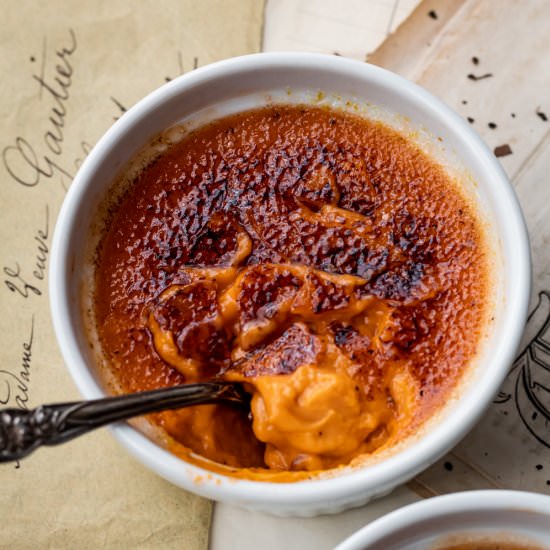 Thai Tea Creme Brulee