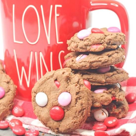 M&M Valentine Cookie Recipe