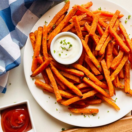 Air Fryer Frozen Sweet Potato Fries