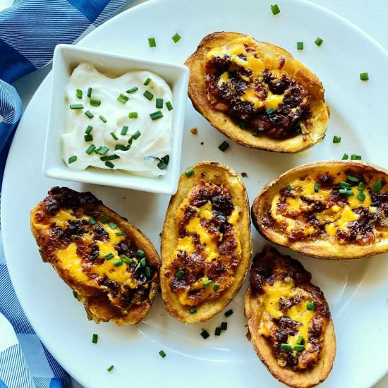 Air Fryer Potato Skins